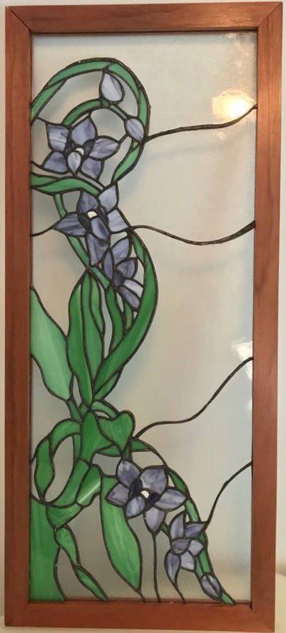 Purple Iris — Greenville, AC — KET CustomWoodnGlass