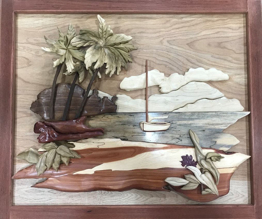 On The Beach — Greenville, AC — KET CustomWoodnGlass