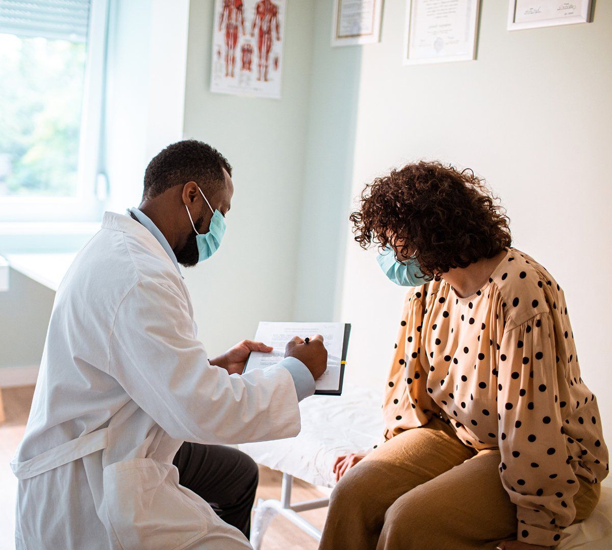 Doctor Talking To Patient — Bakersfield, CA — American Digestive Liver & Nutritional Disease Center