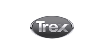 A trex logo on a white background