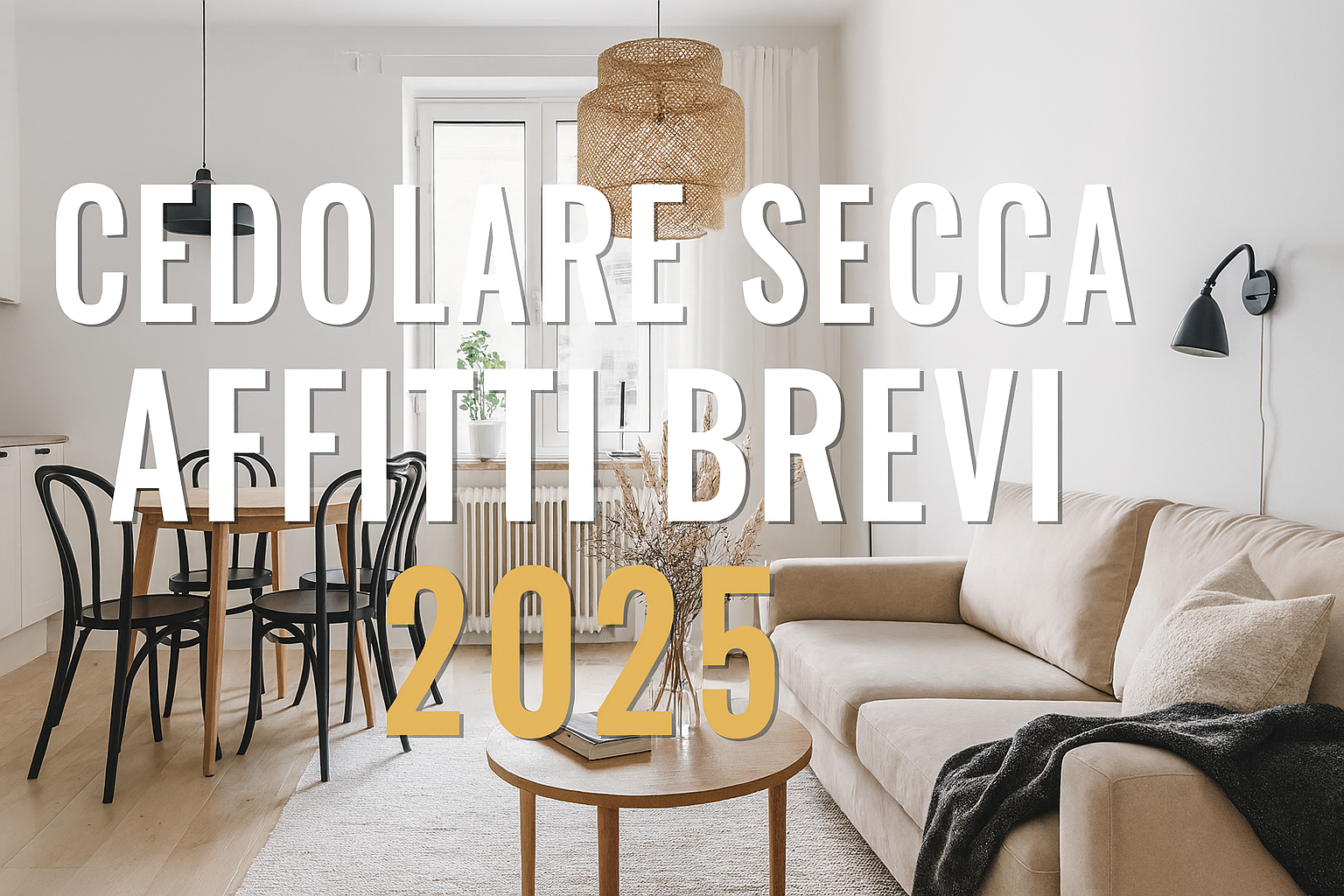 Cedolare secca affitti brevi 21% e 26% con AFFITTI’CA