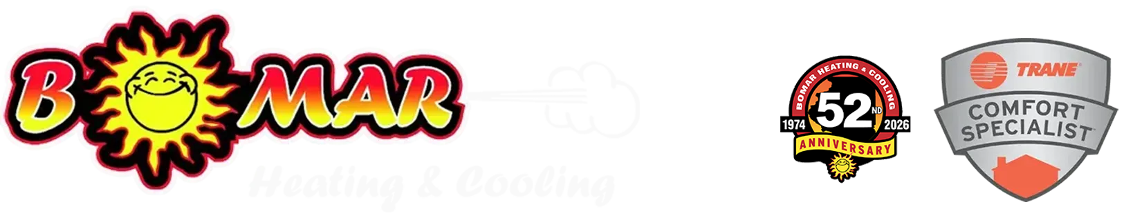 Two logos on a white background one of which says comfort security