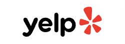 The Yelp logo, featuring the black, lowercase text 