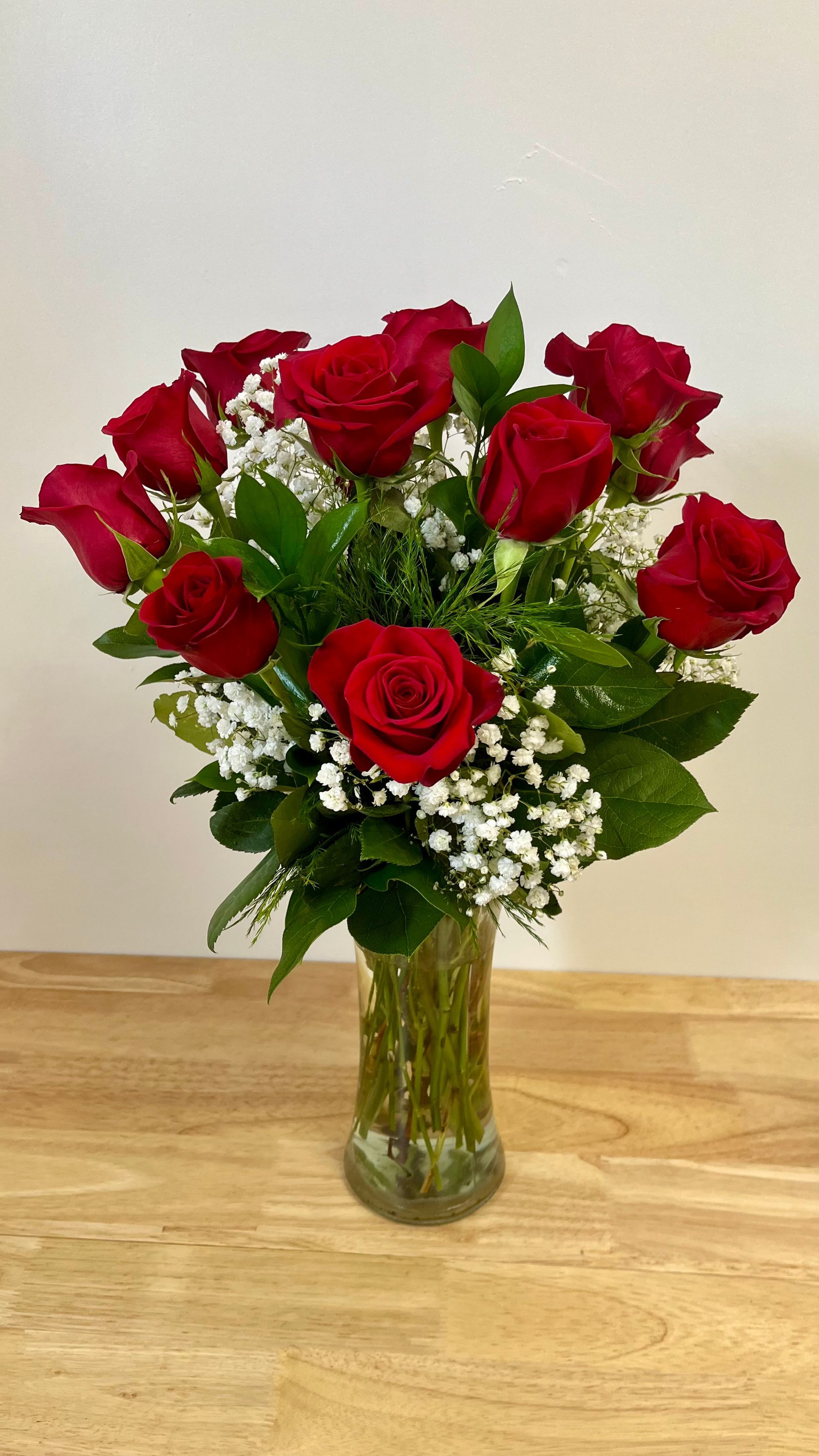 Dozen Rose Arrangement