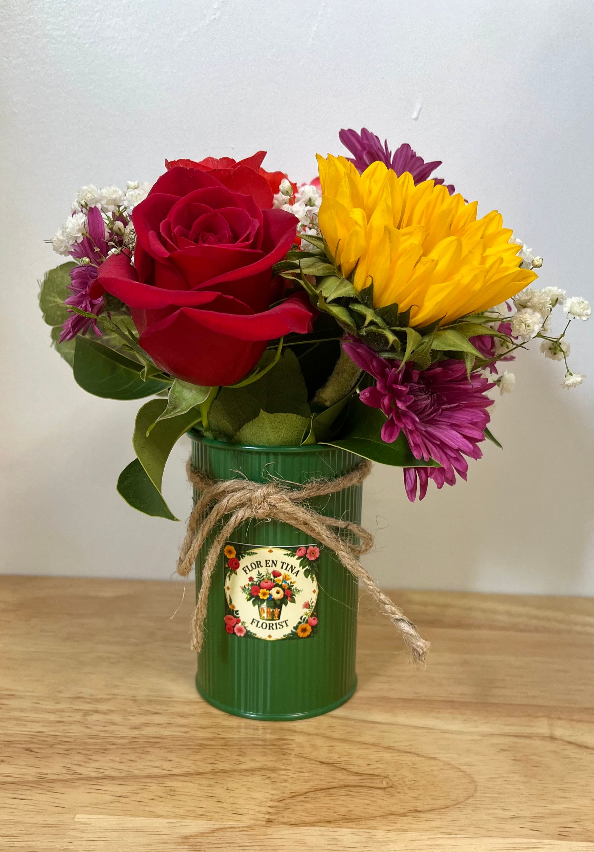 Flor En Tina Mini