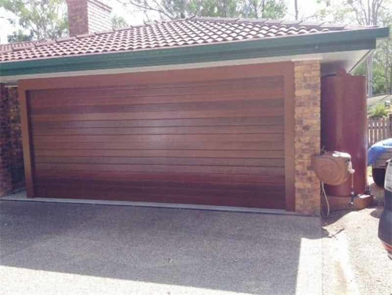 wood garage door