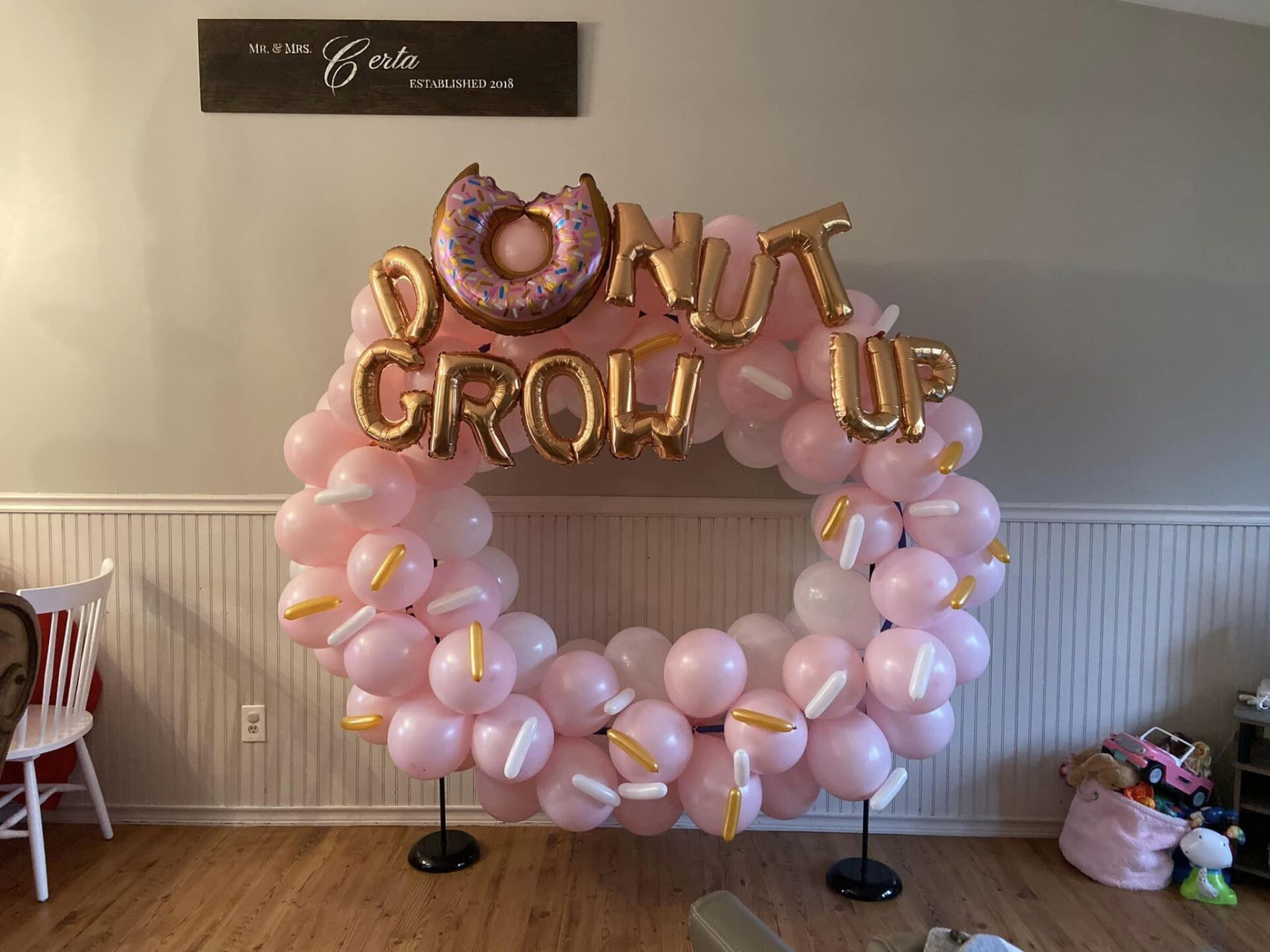 donut grown up party
