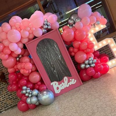 northwest indiana candy cart rental and balloon in a pastel candy land theme