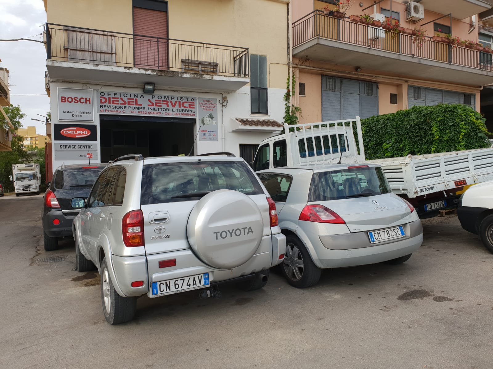 Auto in riparazione