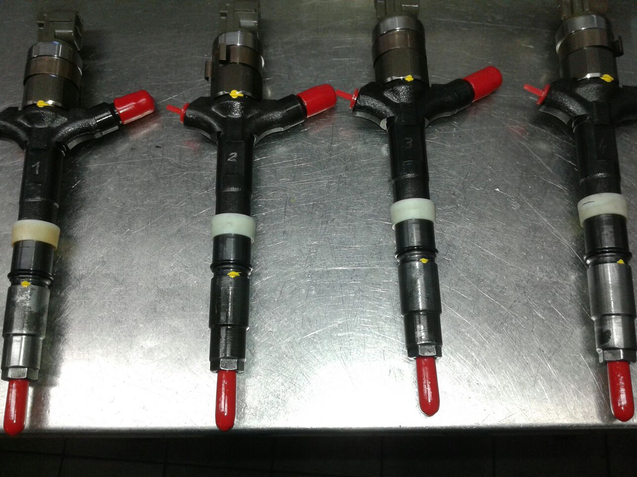 Dettaglio iniettori