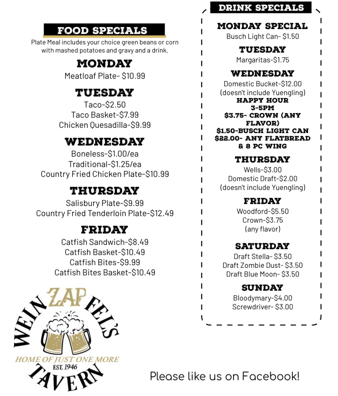 Zaps Specials 