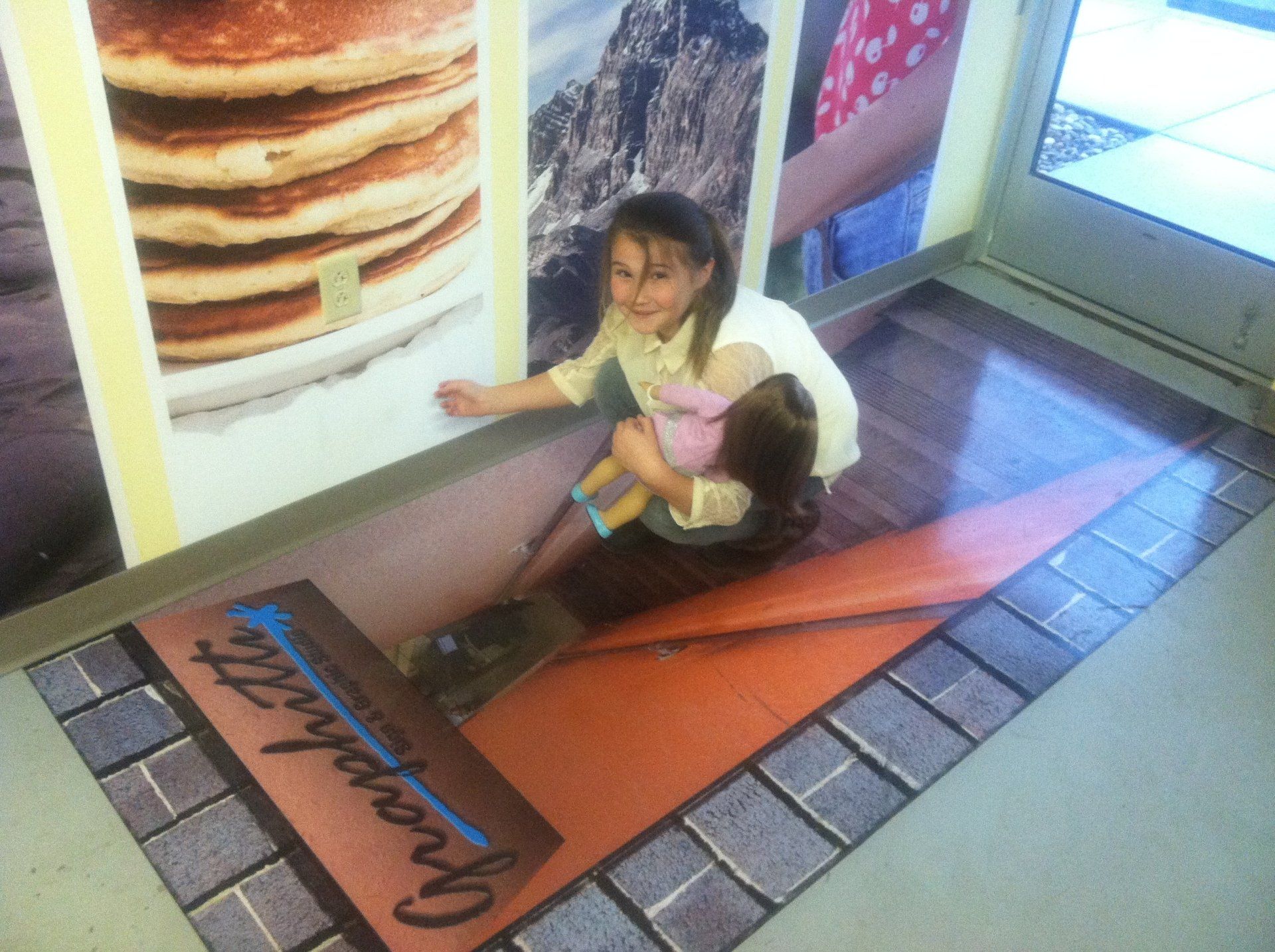 3D Floor Graphics — Child Standing in the Flooring  in Franklyn, TN