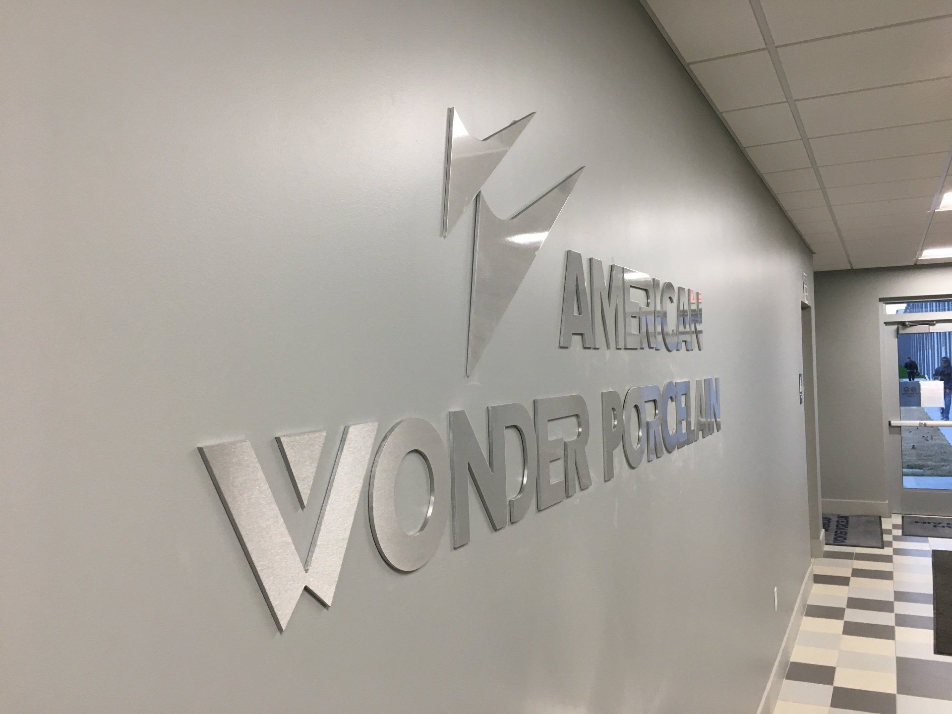 Dimensional — Silver Colored Lettering in Franklin, TN