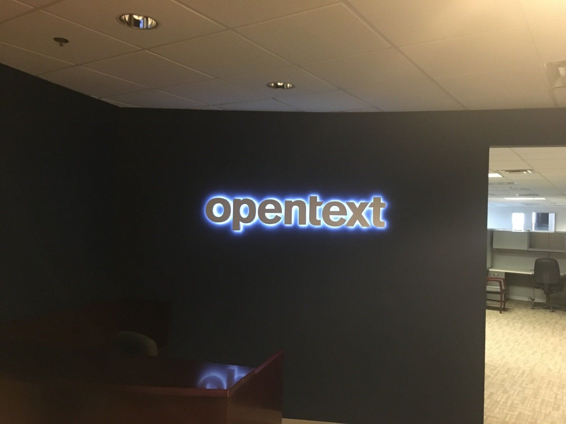 Lighted — Opentext Sign in Frankly, TN