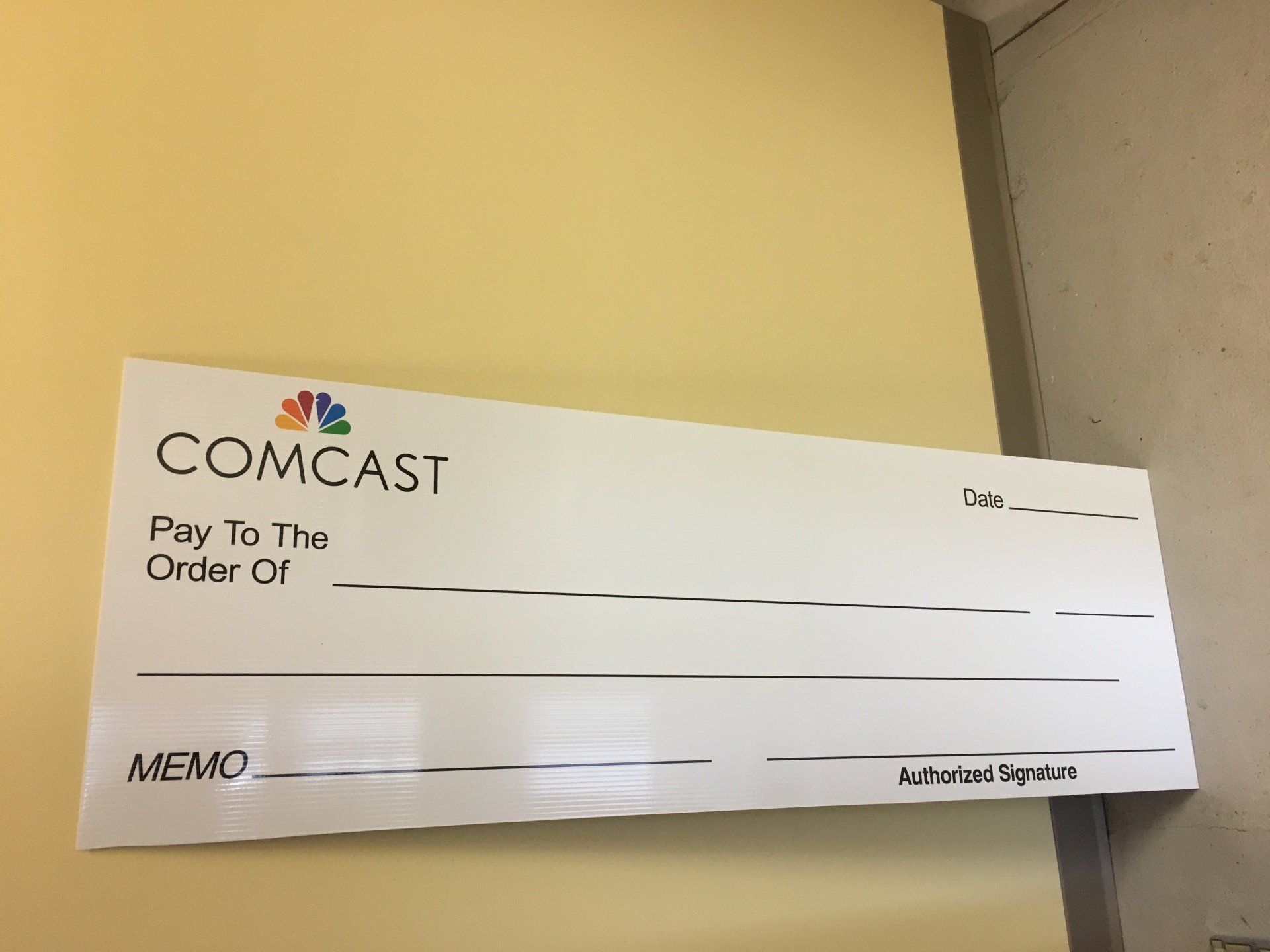 Social Events — Huge Rectangular Sign in Franklin, TN