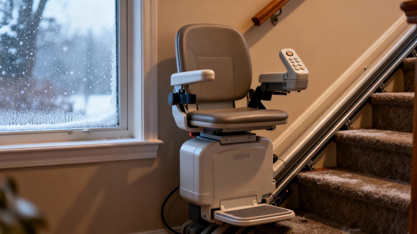 stair lift winter safety
