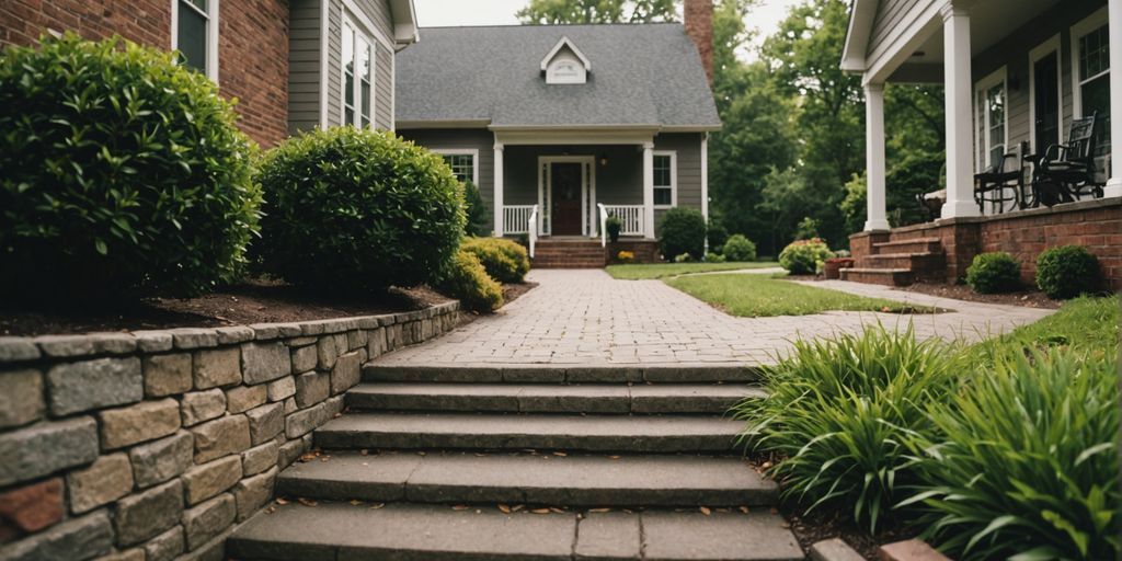 Accessible home entrance with a wheelchair ramp in Chattanooga