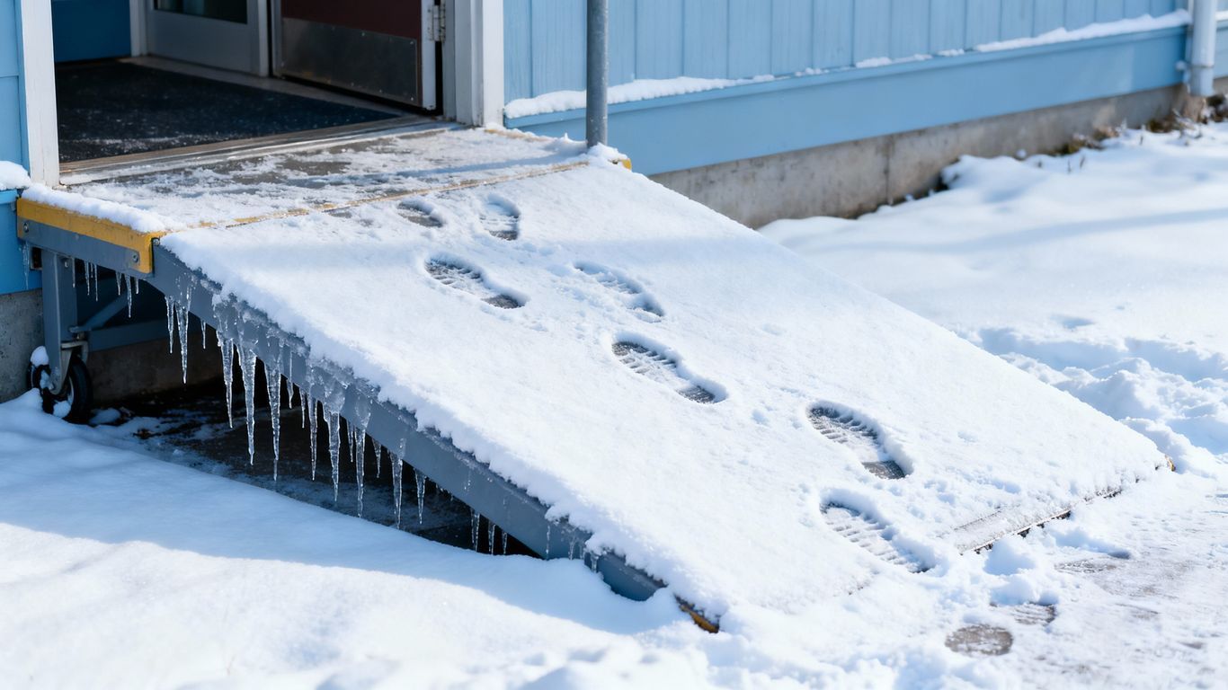 wheelchair ramp winter maintenance