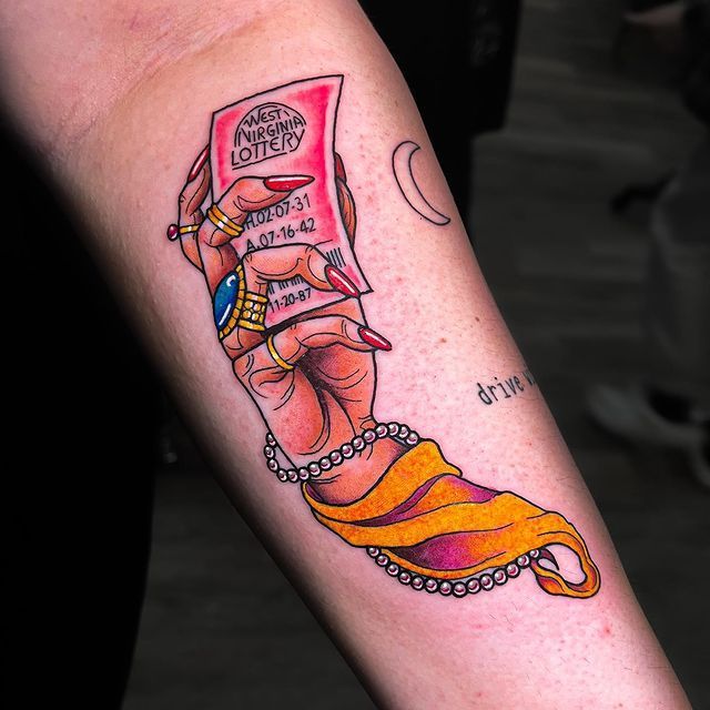 Lottery Tattoo — Orlando, FL — Red Gypsy Ink