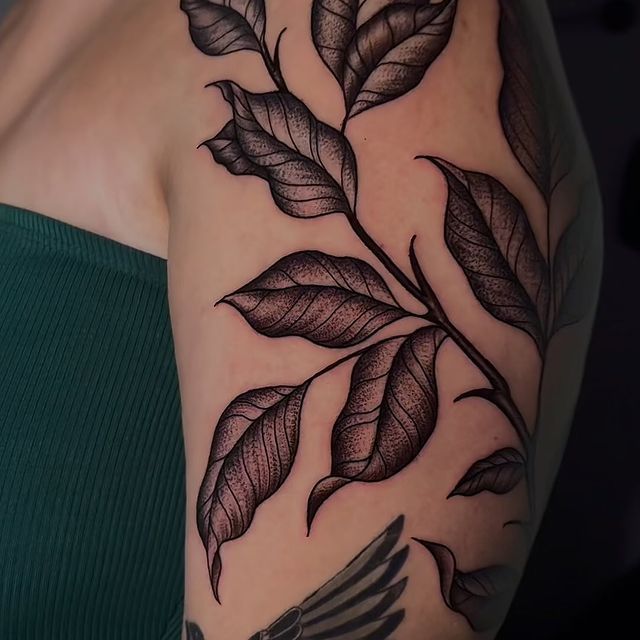 Leaves Tattoo — Orlando, FL — Red Gypsy Ink
