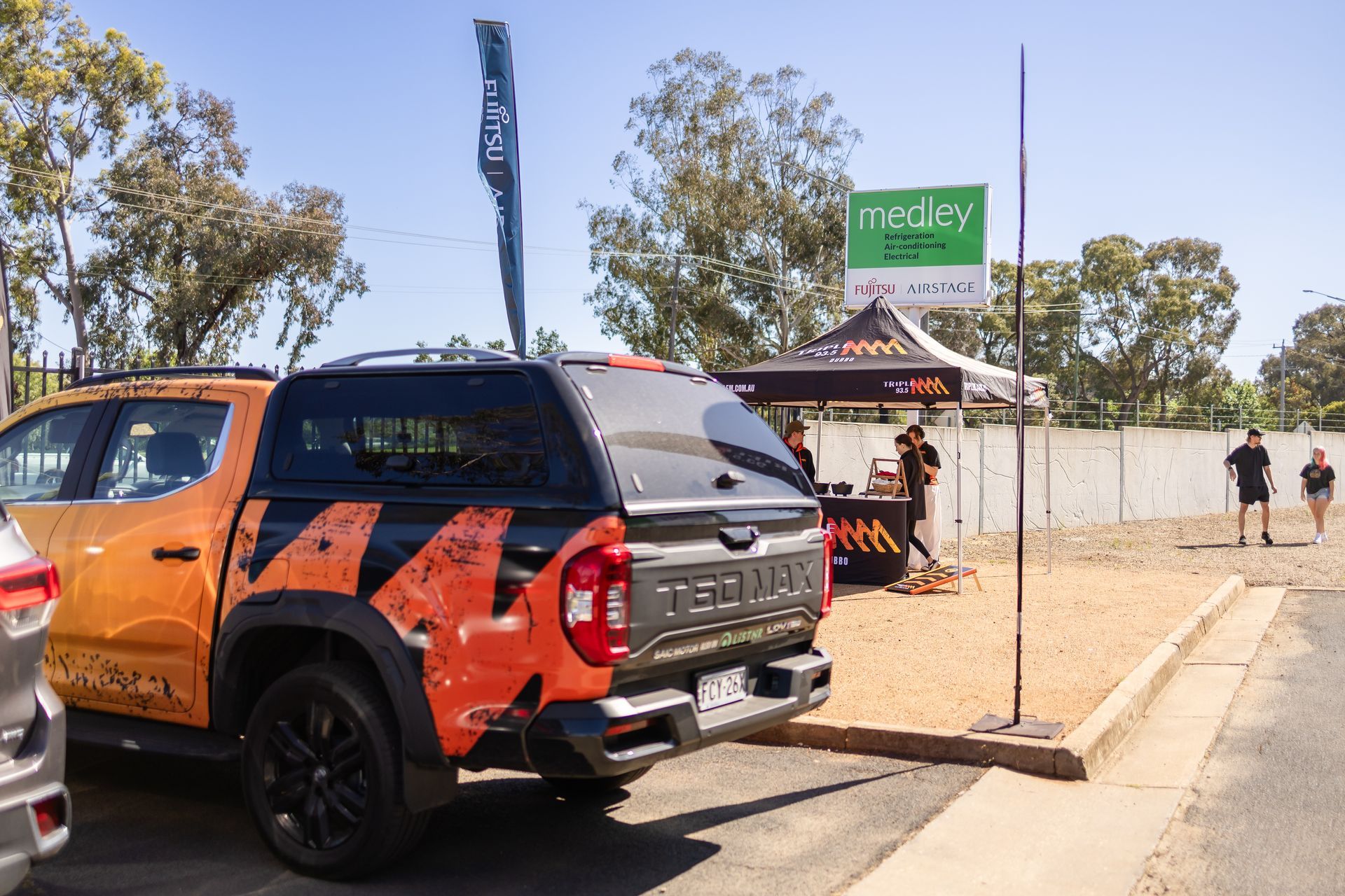 Opening day of Medley Refrigeration and Air Conditioning showroom