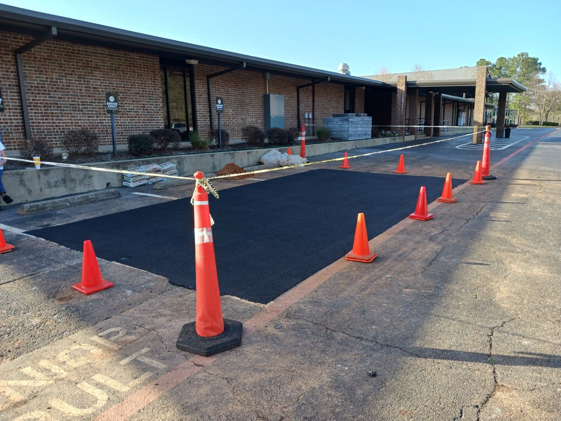 Asphalt Seal Coated