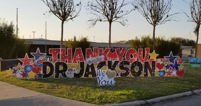 Teacher appreciation sign