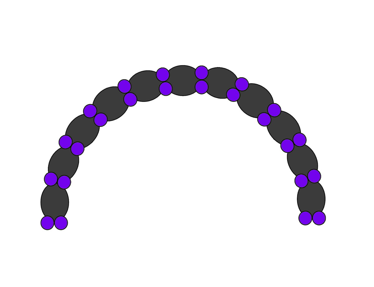linking balloon arch