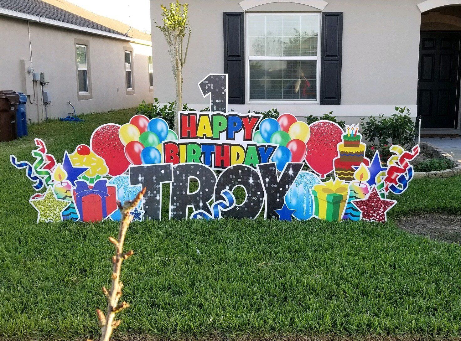 birthday yard sign rental