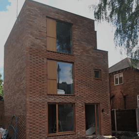 bricks wall house