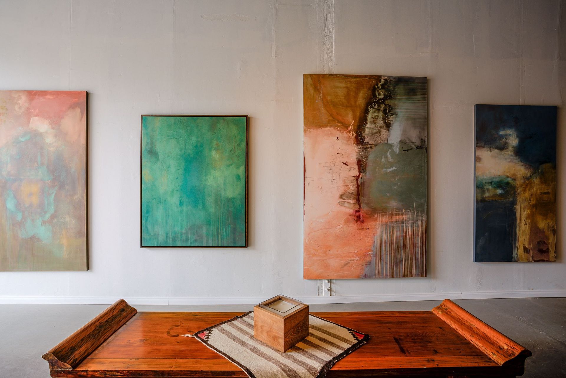 Efficient disassembly and packing of artworks post-exhibit by Anchor Art professionals