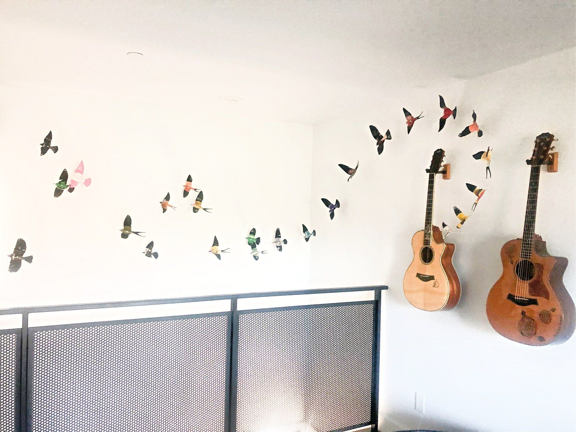 Unique methods of display and art hanging solutions by Anchor Art Logistics.