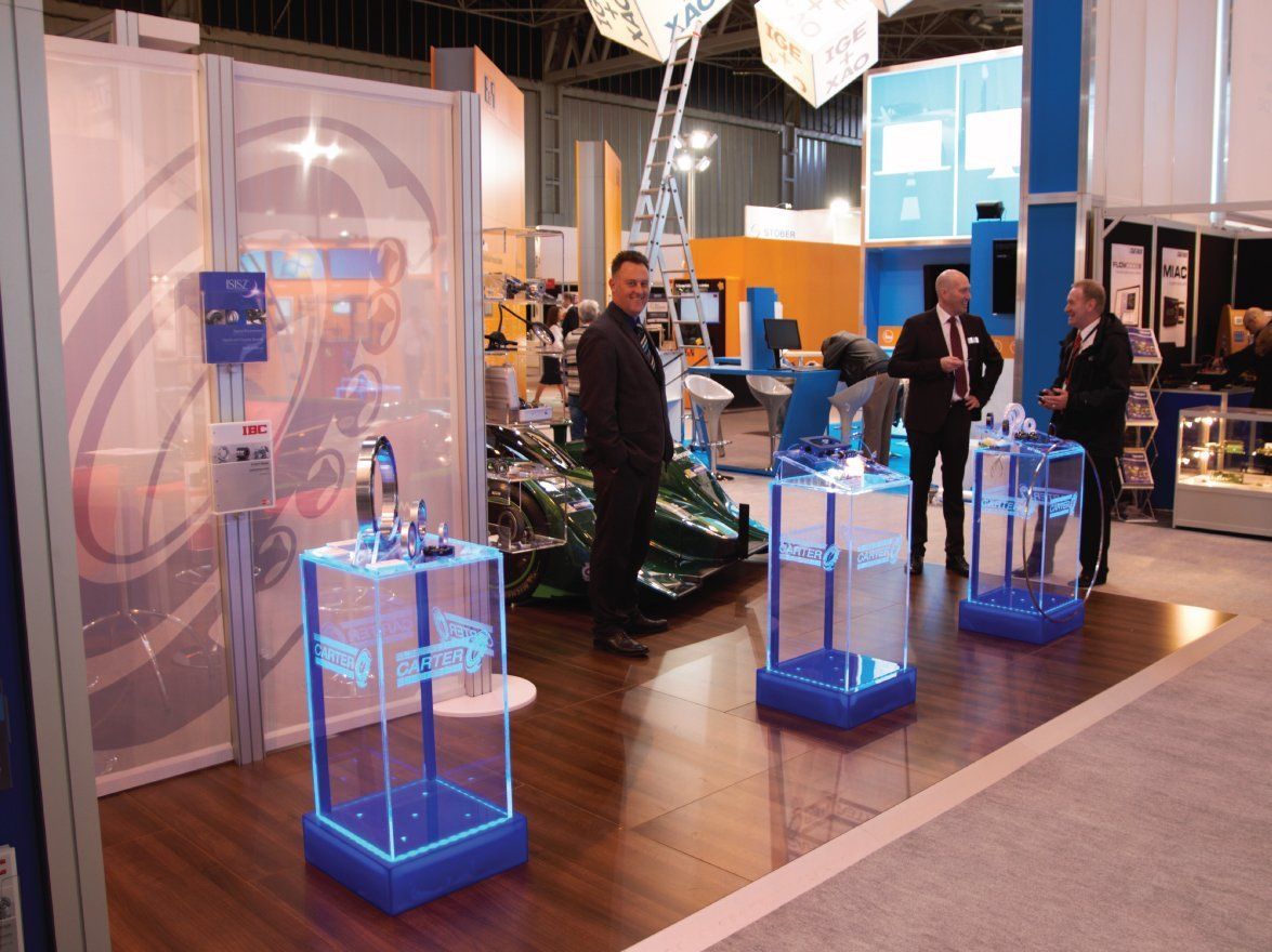 Wooden flooring for car shows