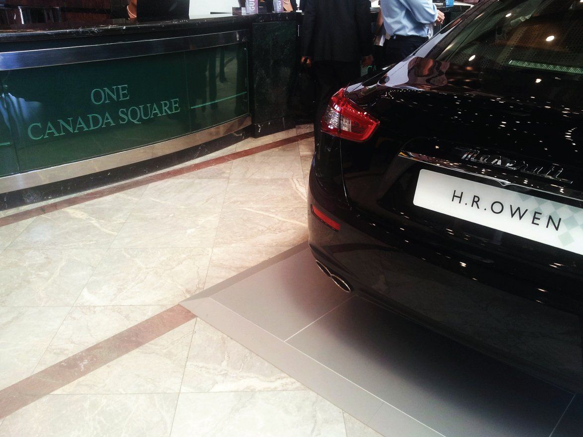 Flooring system strong enough for cars