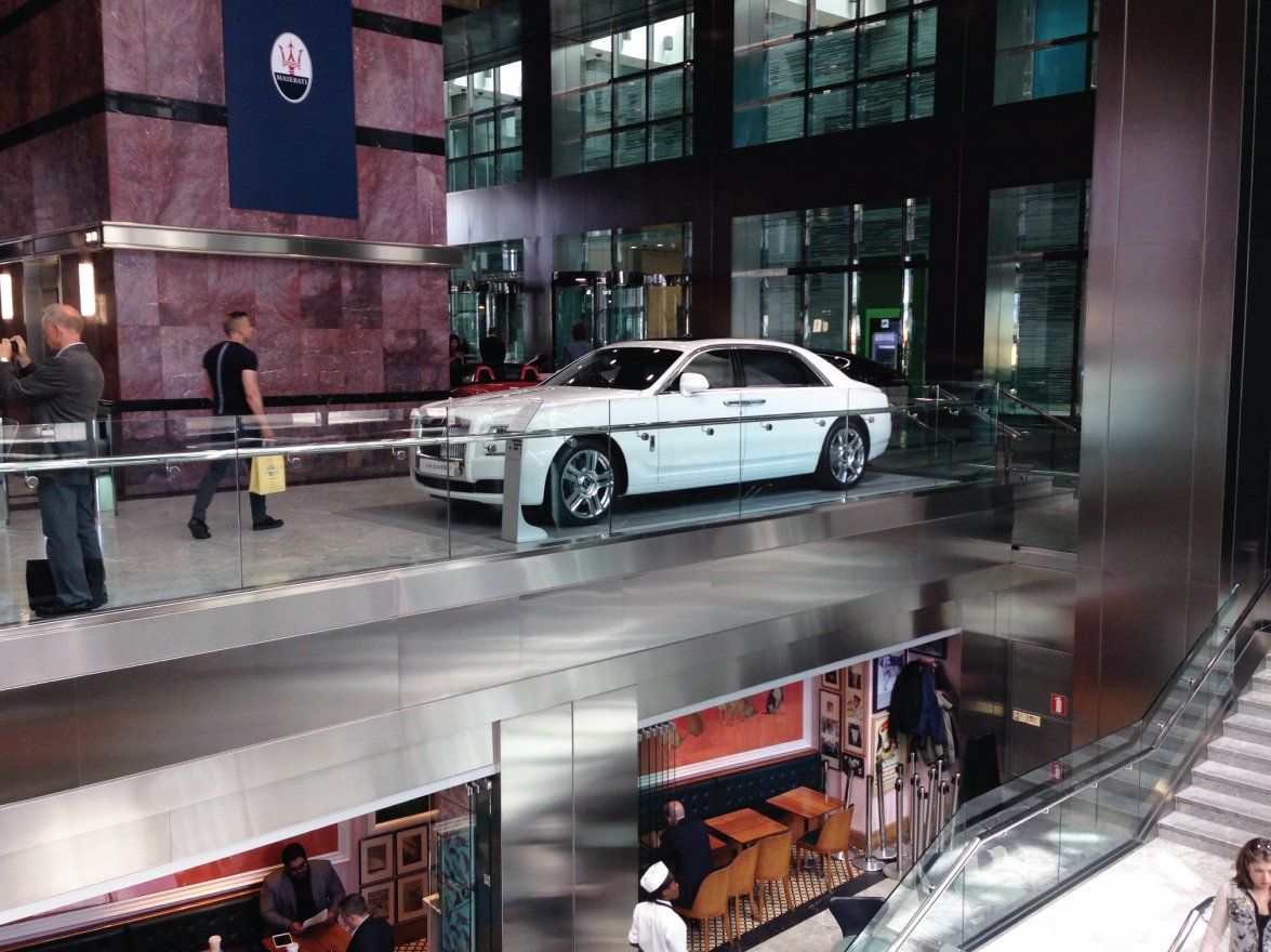 Heavy duty exhibition floors