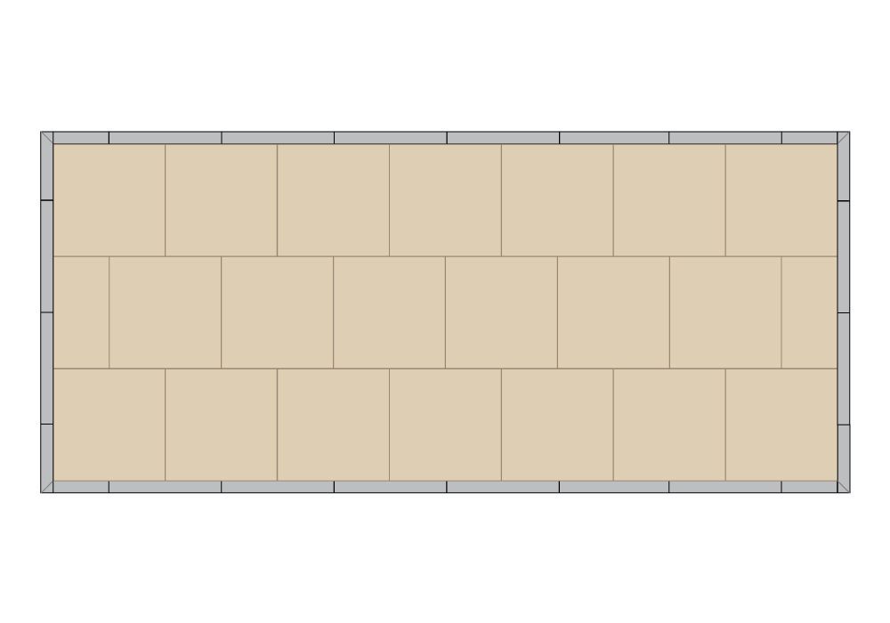 7m x 3m exhibition floor