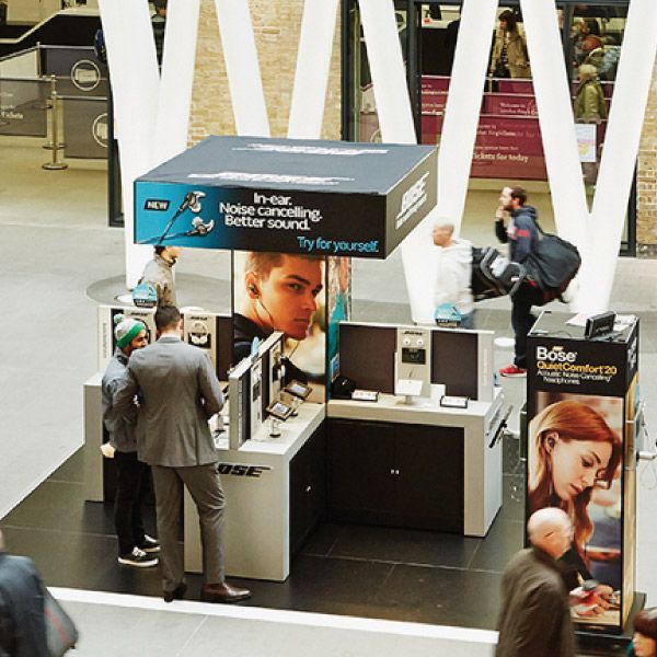 Experiential marketing stand 