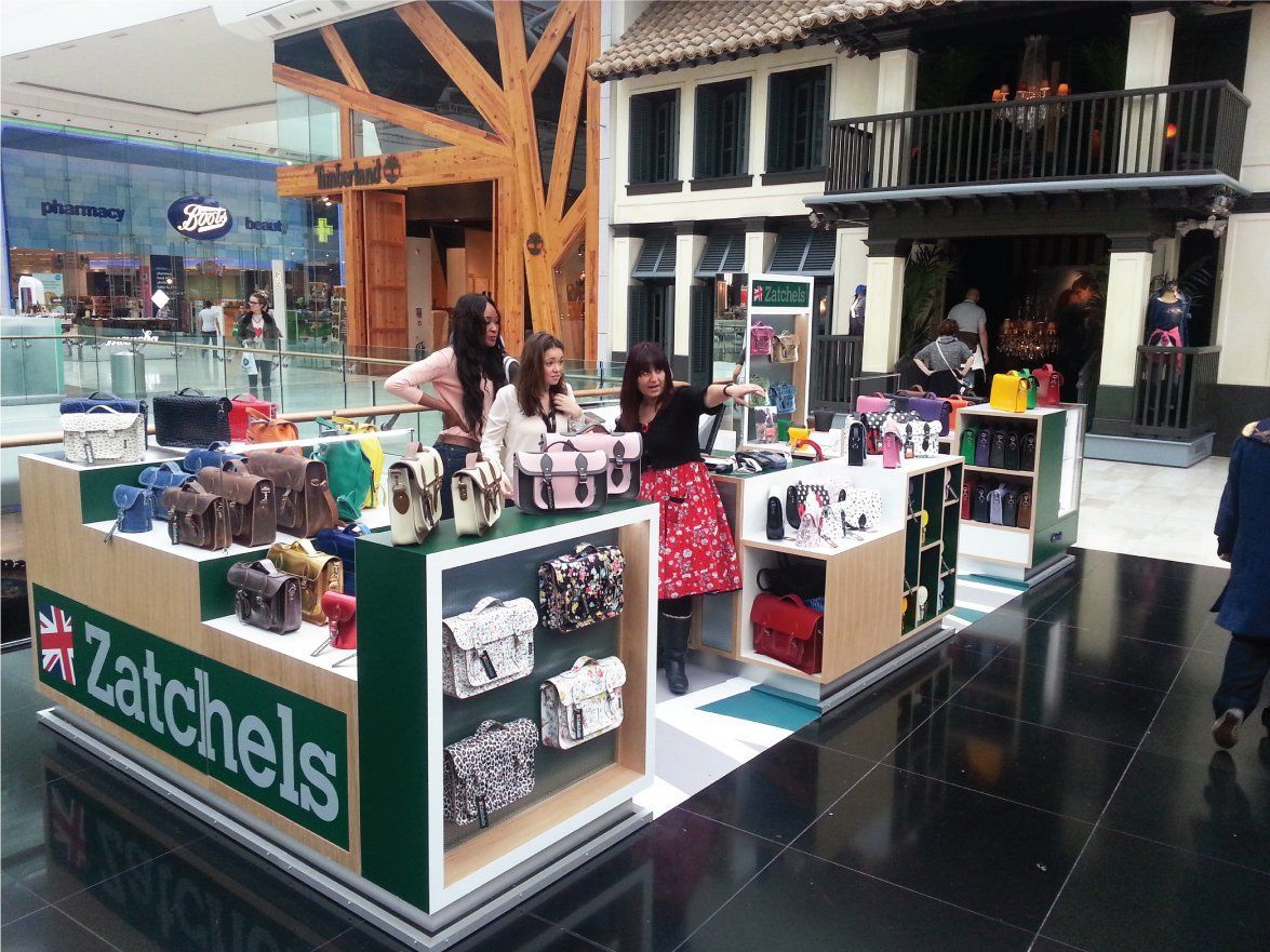 Temporary flooring for pop-up retail