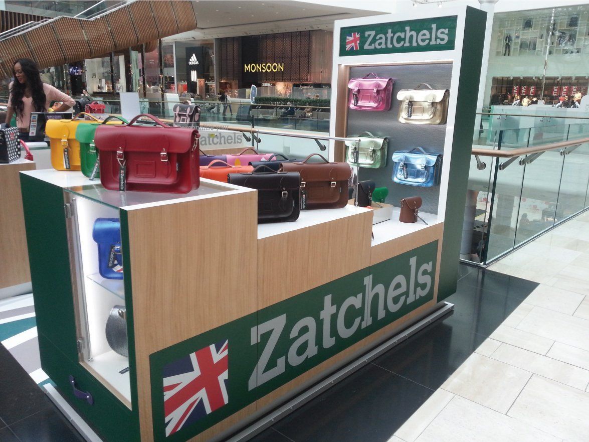 Temporary flooring for pop-up shops