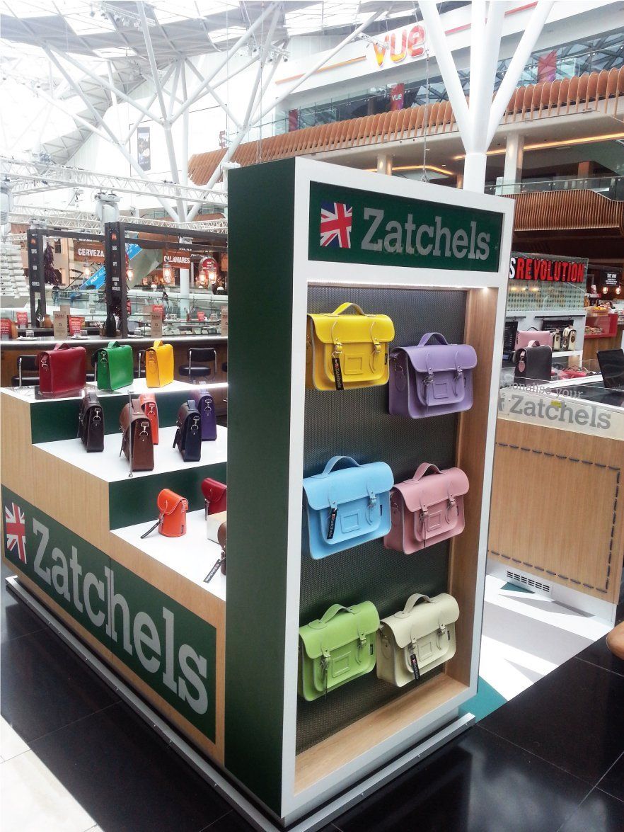 Pop up retail flooring with metal edge protection