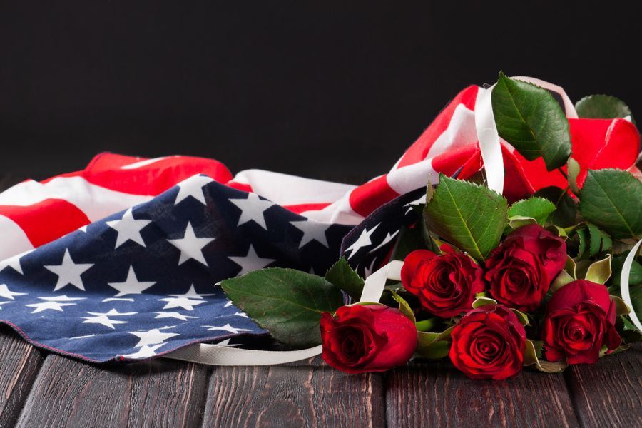 Peaceful memorial setting symbolizing grief support and funeral planning