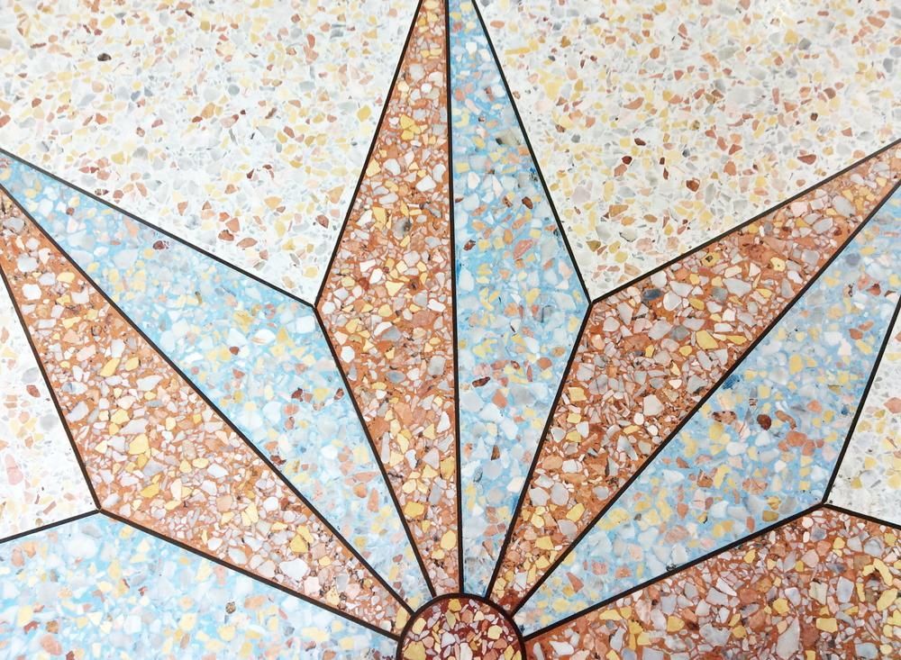 terrazzo floor mosaic