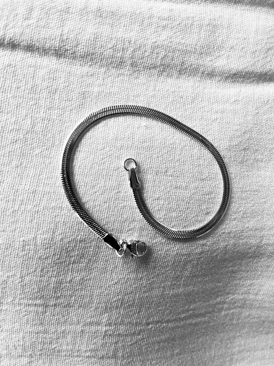 P41391 Pulsera Clapton Aplanada 3,5Mm 19Cm