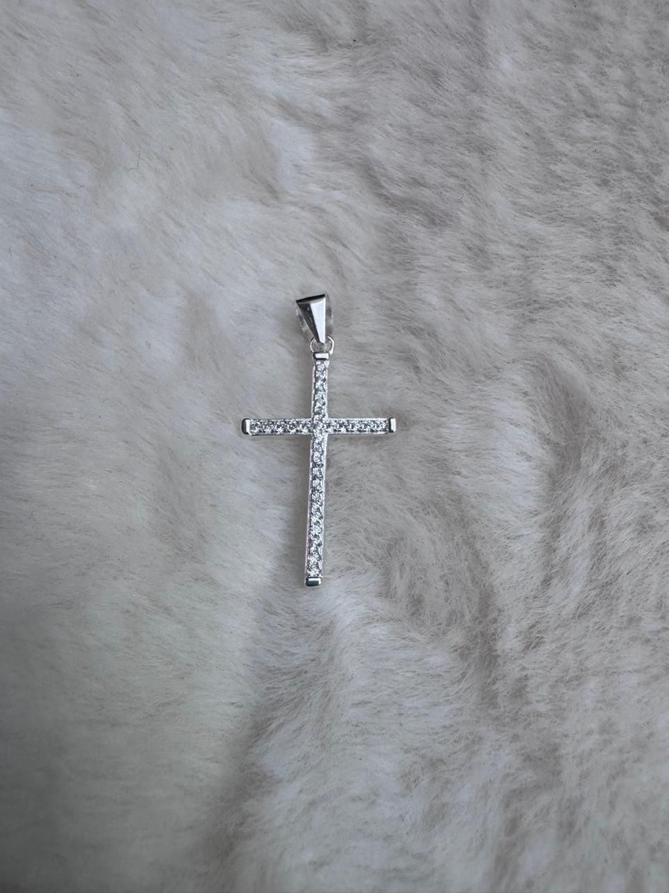 Dije Cruz Con Micropave 2,5Cm