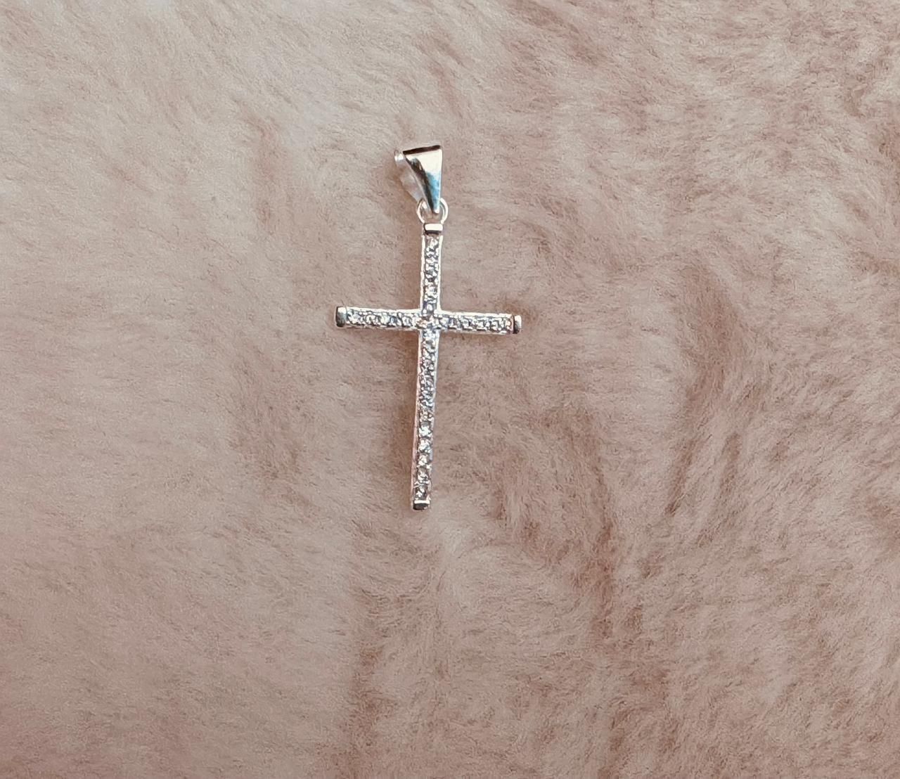 Dije Cruz Con Micropave 2,5Cm