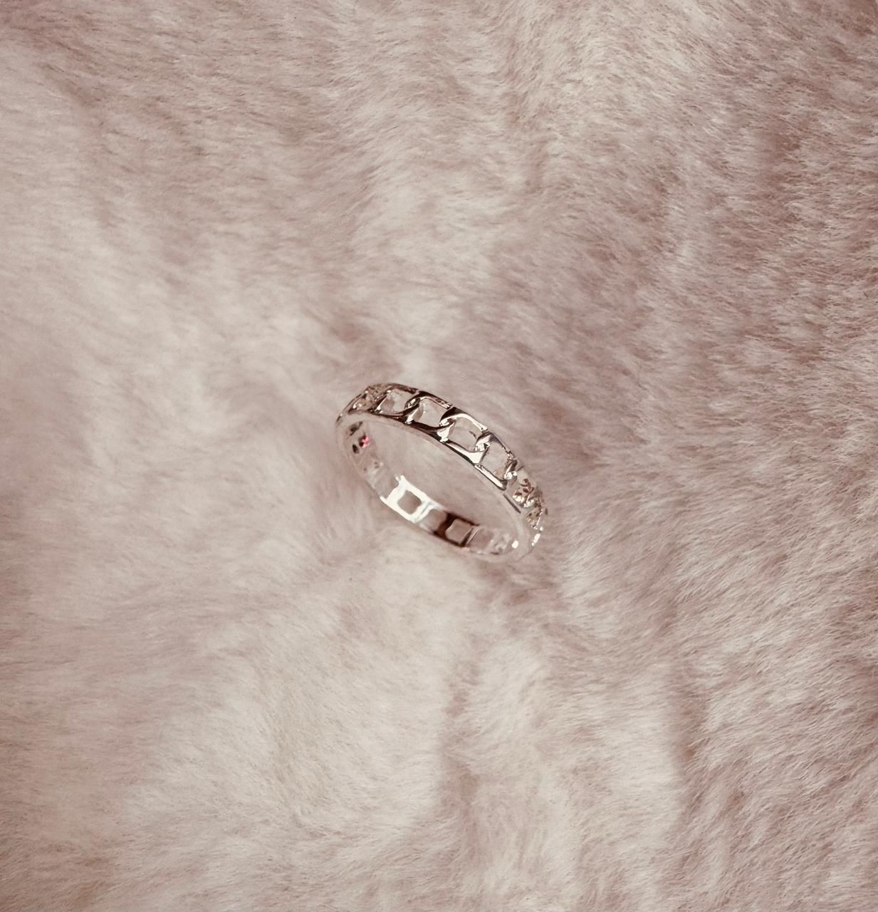 Anillo cadena Talle 15