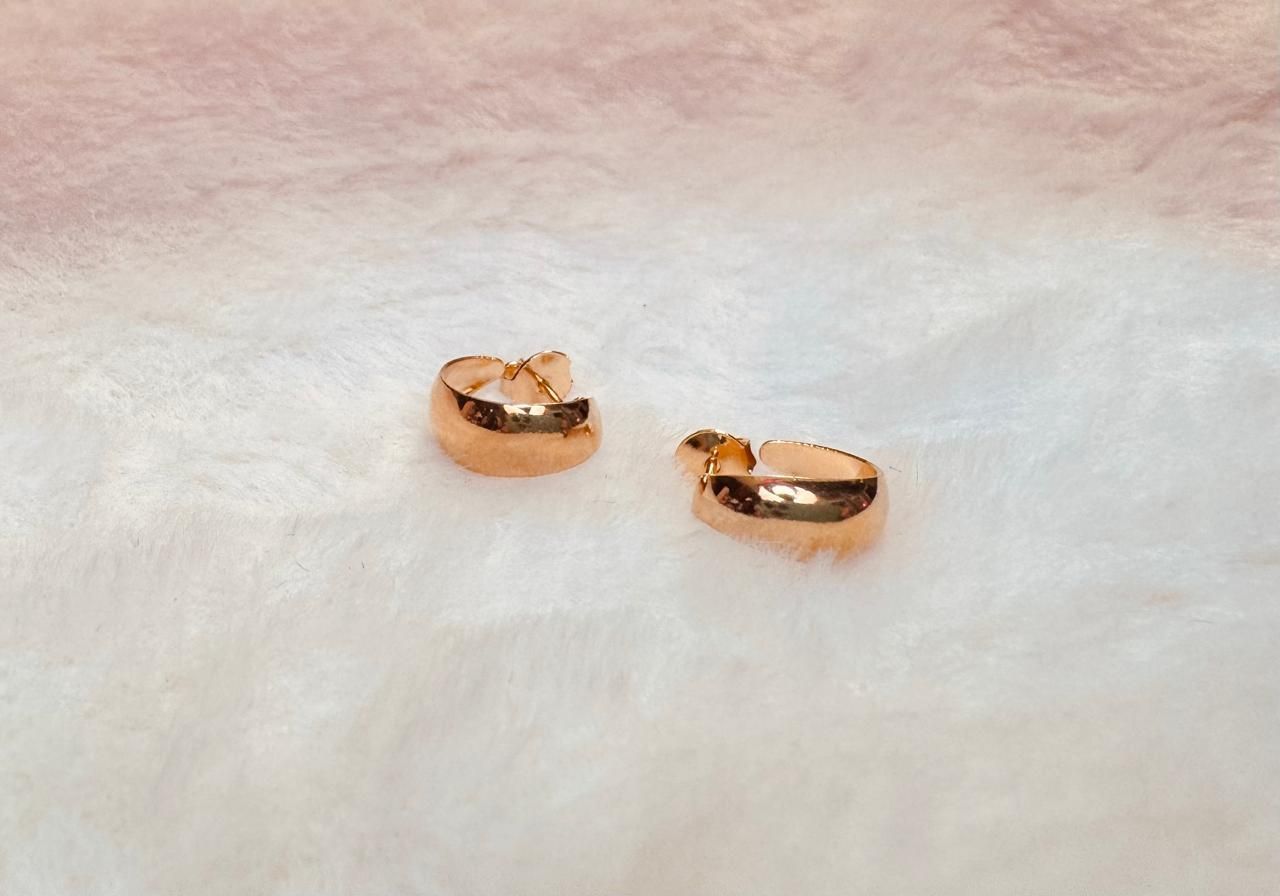 Aros Semi Argollita Canasta 6Mm 1,2Cm