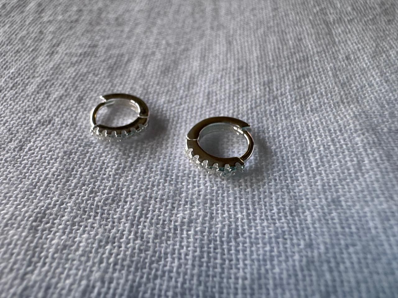 PA79056 Semi argollita cubic 8 mm