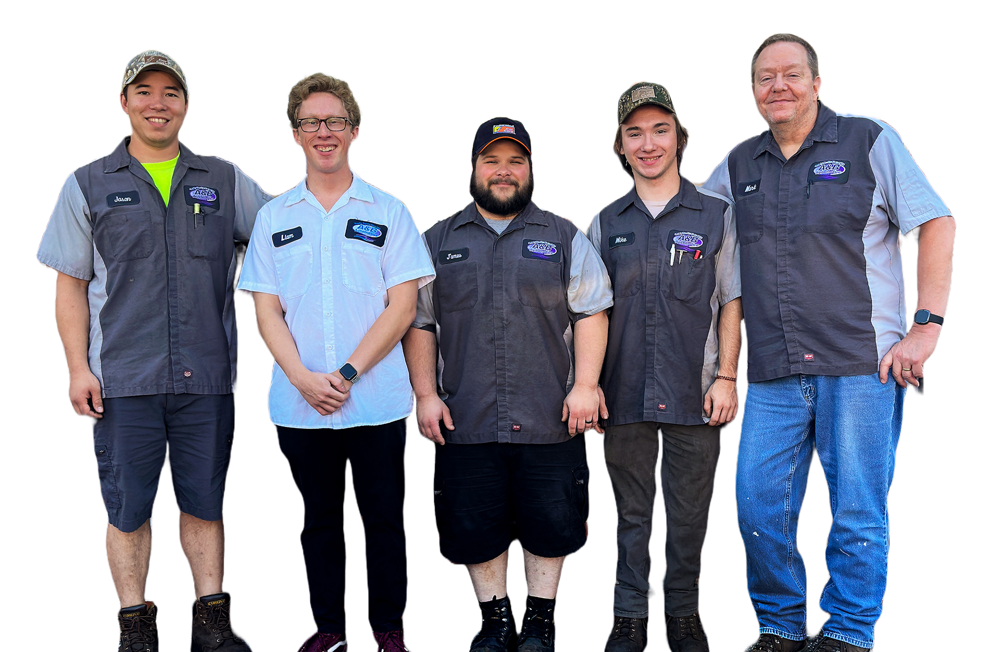 A & B Automotive Team Members