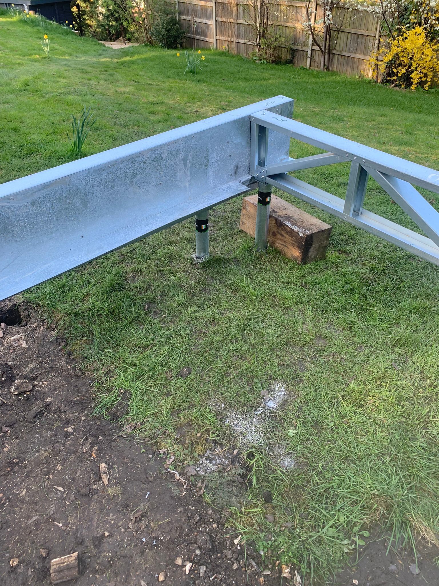 Garden Sub Frame Decking Installation